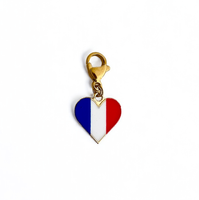 BROCHE DORÉE DOUCE FRANCE et son charm bonnet 